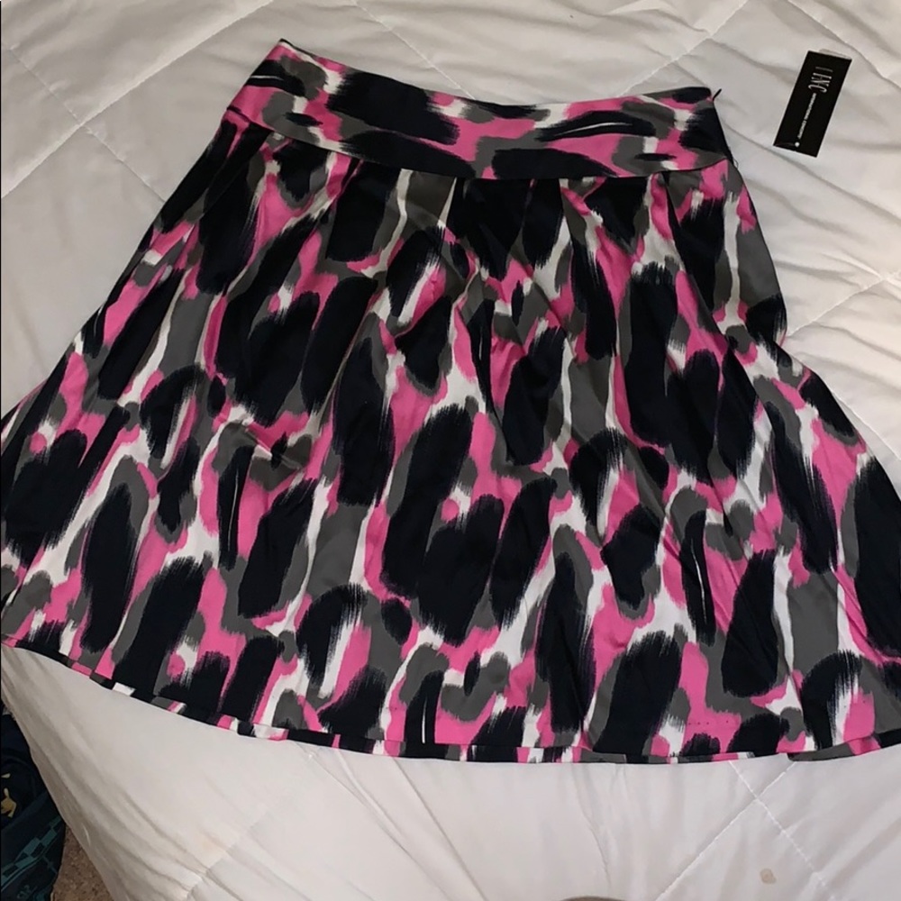 Cheetah Spot I.N.C. A-line Skirt